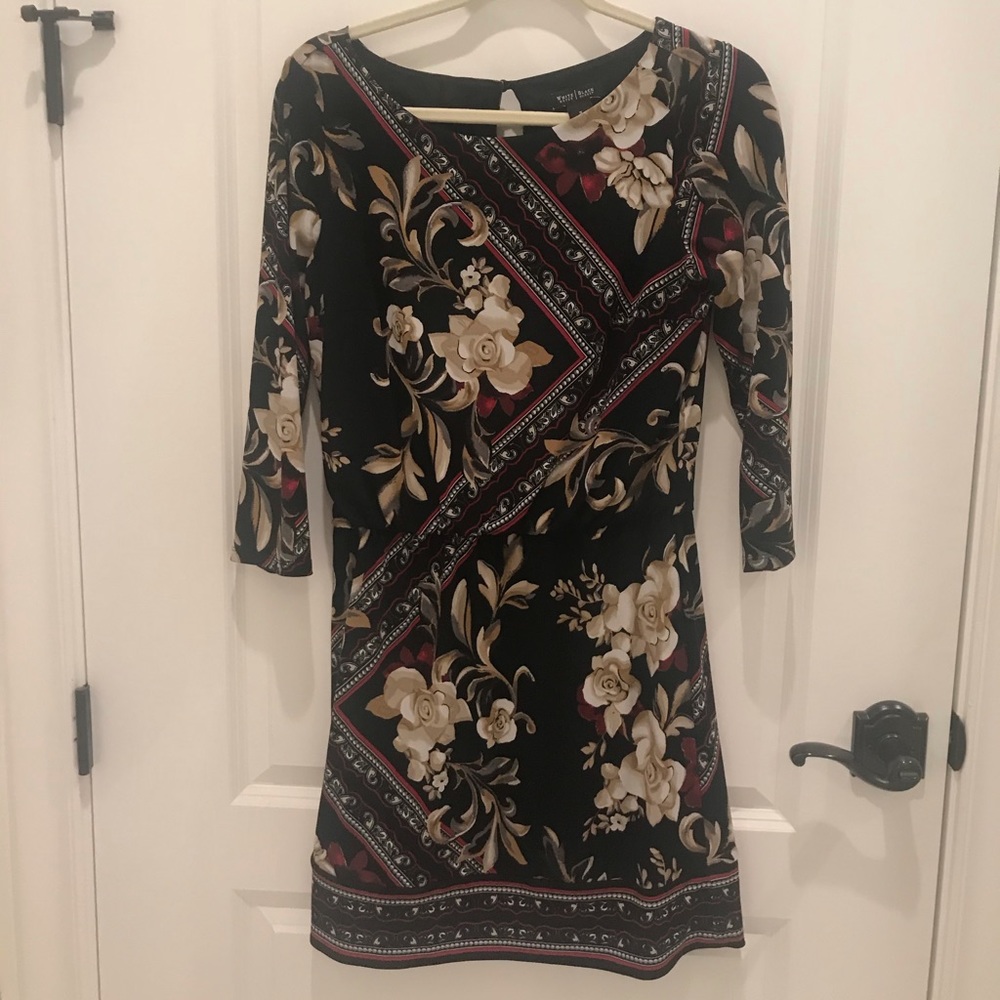 WHBM multi-color chain link dress.